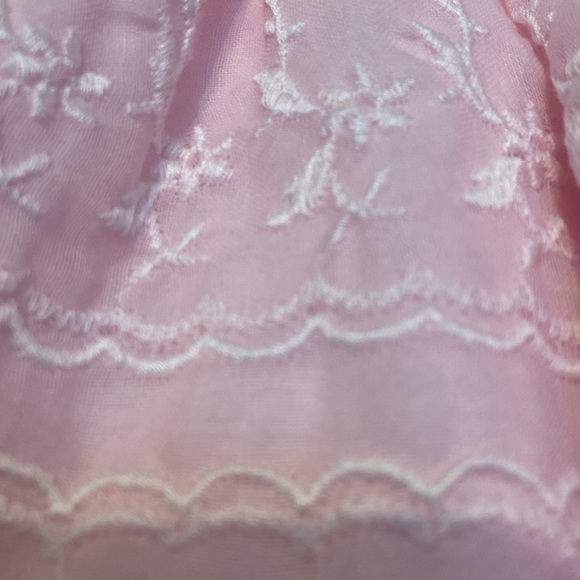 Beautiful Vintage Baby Girl Haddad Brothers Pink Dress - Picture 9 of 12